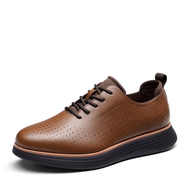 dream pairs [MaxFlex SuiteCraft-] Men's Vegan Leather Comfortable Oxford Sneakers