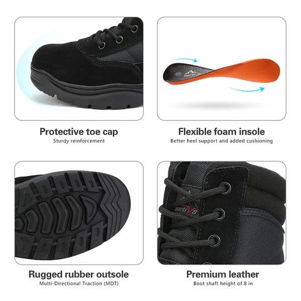 Dream Pairs Men's Comfortable Military Tactical Boots