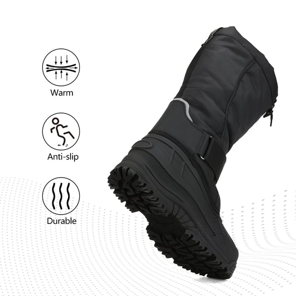Dream Pairs Men's Slip-On Tall Insulated Snow Boots