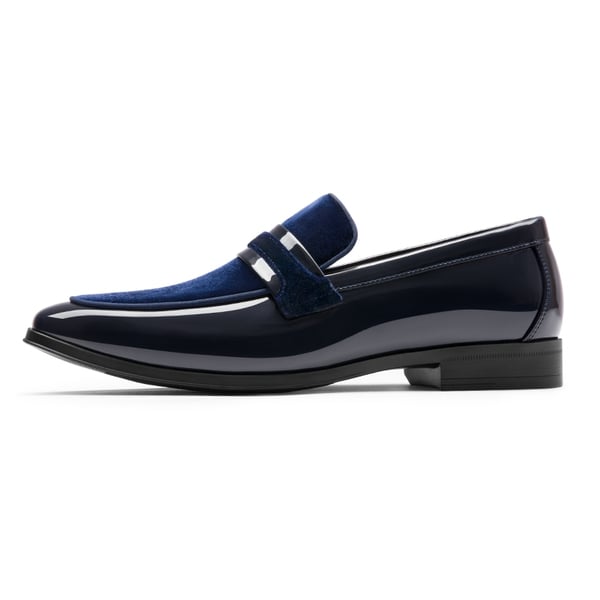 Dream Pairs Men's Tuxedo Vegan Leather Slip-On Loafers