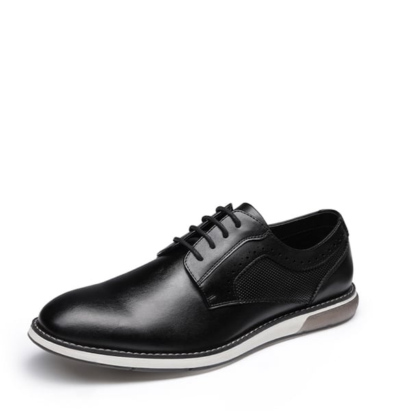 dream pairs Men's Wide Vegan Leather Dress Sneakers