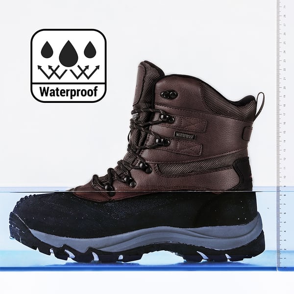 Dream Pairs Men's Wide Waterproof Insulated Snow Boots