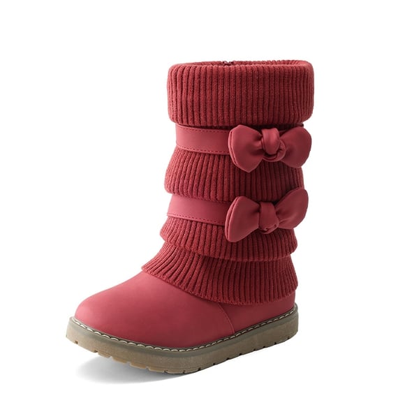 dream pairs Mid Calf Faux Fur Lined Girls Snow Boots