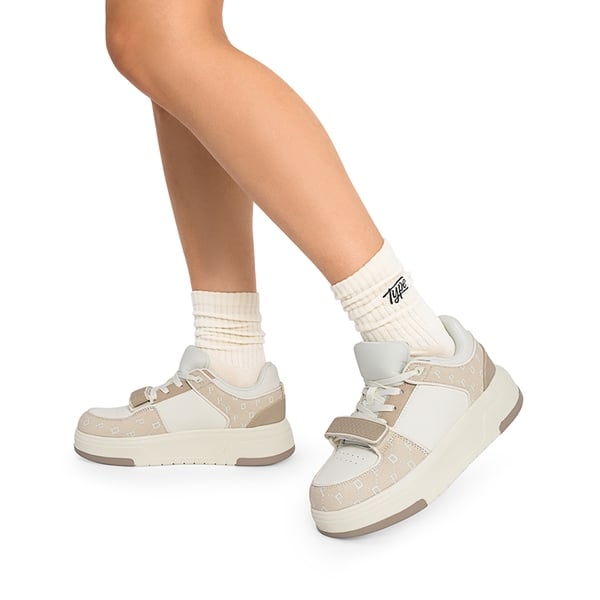 Dream Pairs [Oli] Round-Toe Platform Fashion Sneakers