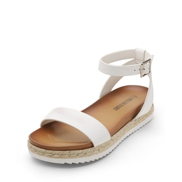 dream pairs Open Toe Ankle-Strap Espadrille Platform Sandals