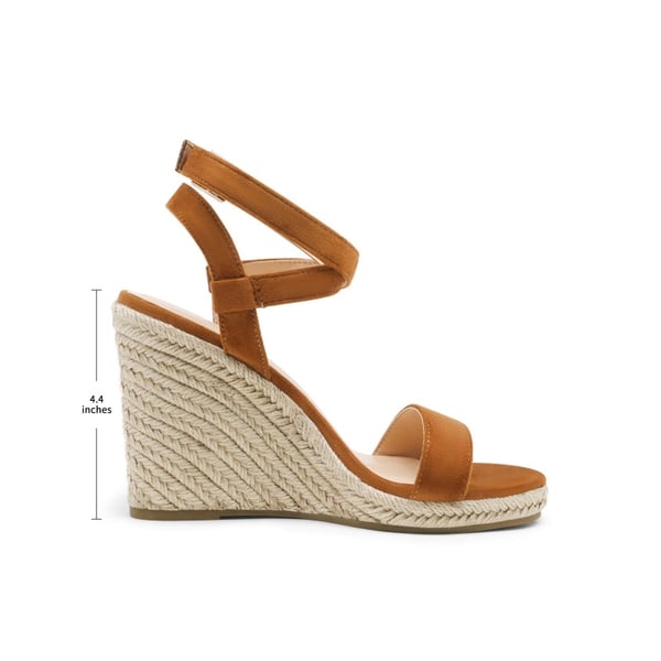 Dream Pairs Open Toe Espadrille Platform Wedge Sandals
