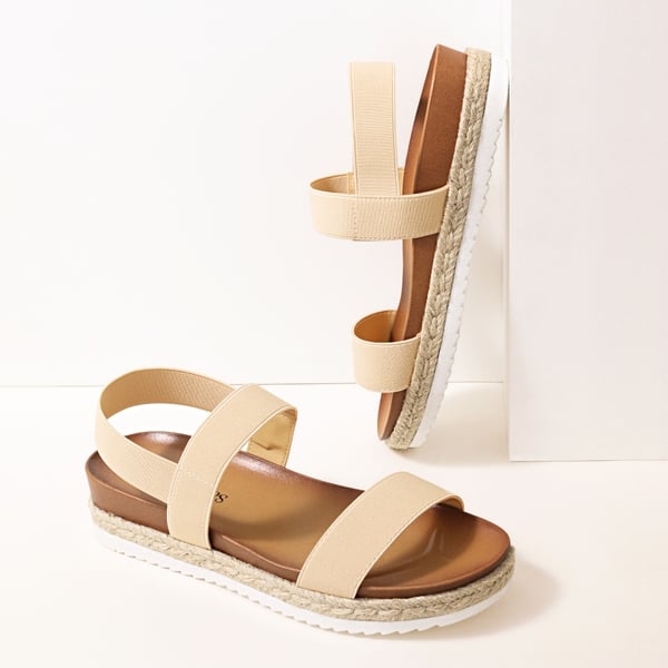 Dream Pairs Open Toe Strap Espadrille Platform Sandals
