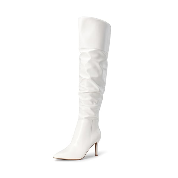 dream pairs Pointed Toe Stiletto Over-The-Knee Boots