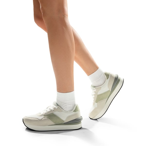 Dream Pairs [Ray] Spliced Design Platform Fashion Sneakers