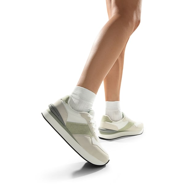 Dream Pairs [Ray] Spliced Design Platform Fashion Sneakers