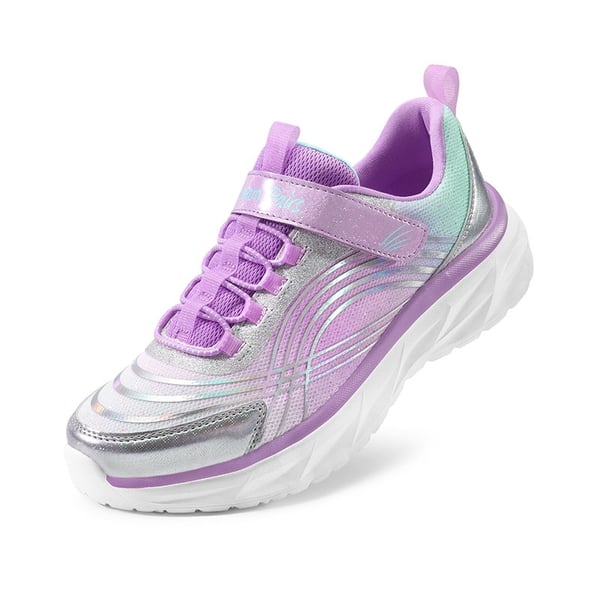 dream pairs [Sparkle ColorBurst] Holographic Detail Running Shoes