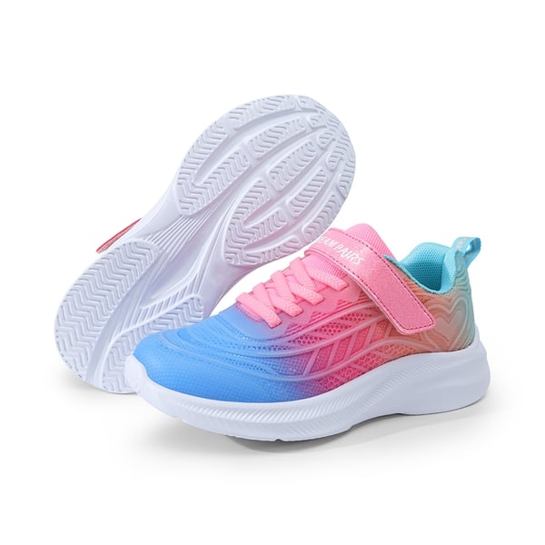 Dream Pairs [Sparkle Ease] Kids Kick-Resistant Lightweight Running Sneakers