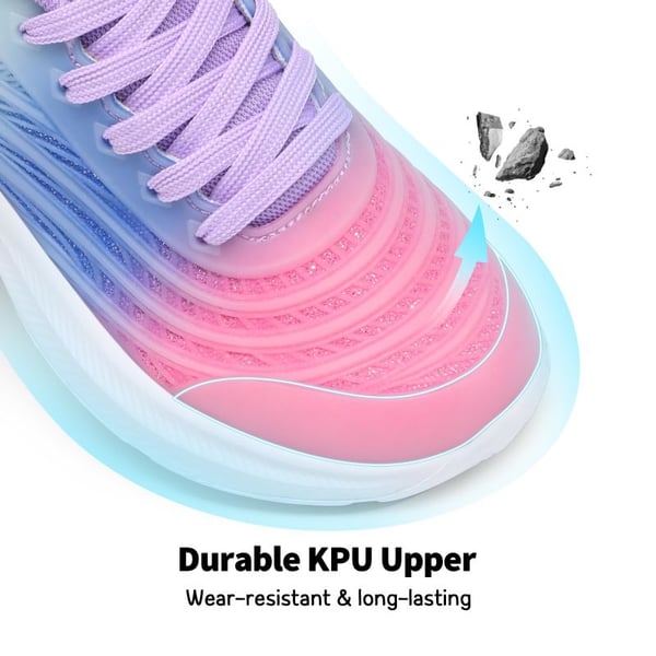 Dream Pairs [Sparkle Glitter] Kids Lace-up Running Sneakers