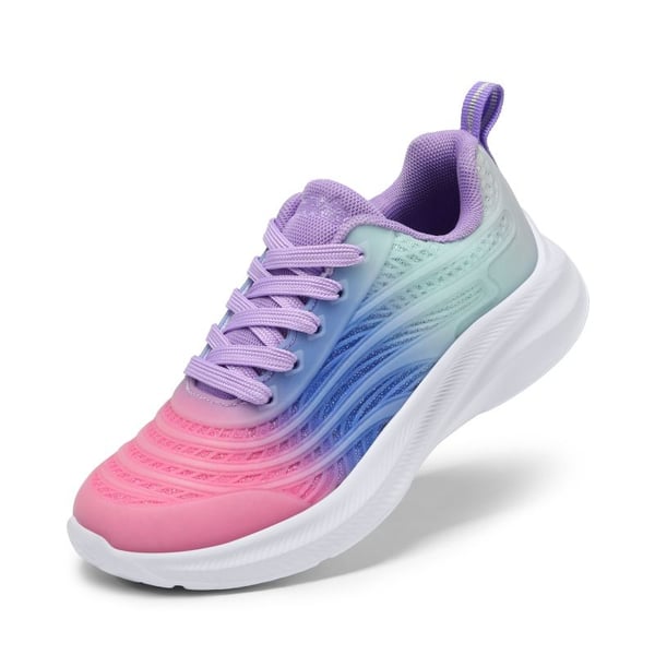 dream pairs [Sparkle Glitter] Kids Lace-up Running Sneakers
