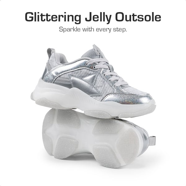 Dream Pairs [Sparkle StarGlow] Sparkling Glitters Sneakers