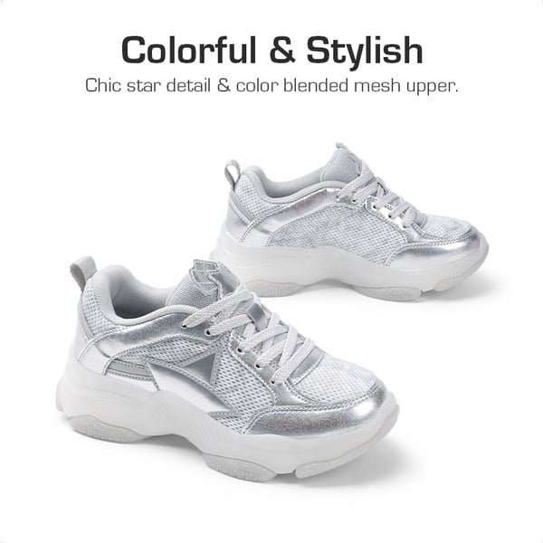 Dream Pairs [Sparkle StarGlow] Sparkling Glitters Sneakers