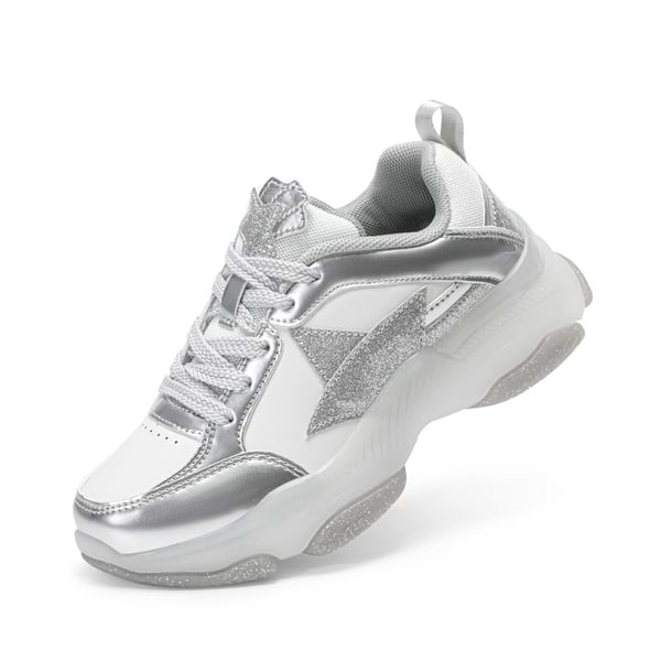 dream pairs [Sparkle StarShimmer] Retro-inspired Star Accents Sneakers