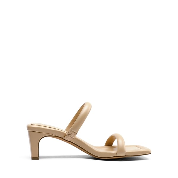 Dream Pairs Square Toe Rectangular Double Strap Heel Sandals