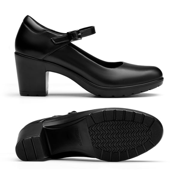 Dream Pairs [Stand All Day Pumps] Edenia Round Toe Mary Jane Pumps