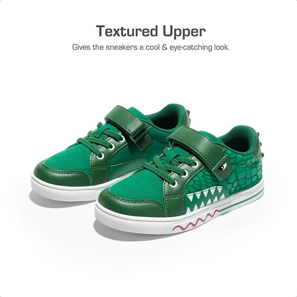 Dream Pairs [Storybook DinoStomper] Boys' Lightweight Dinosaur Sneakers