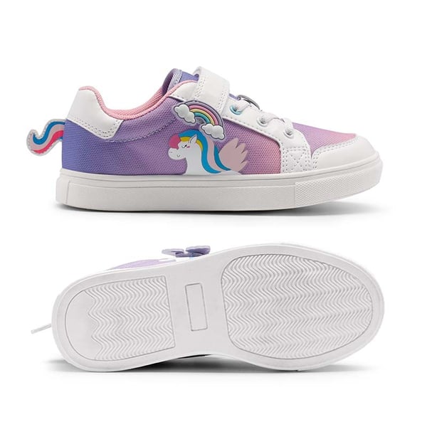 Dream Pairs [Storybook Rainbow] Kids Breathable Fun Design Sneakers