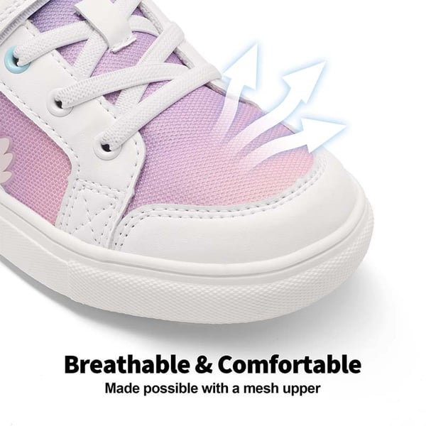 Dream Pairs [Storybook Rainbow] Kids Breathable Fun Design Sneakers