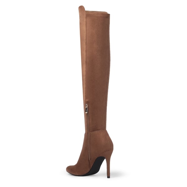 Dream Pairs Stretch Pointed Toe Stiletto Over The Knee Boots