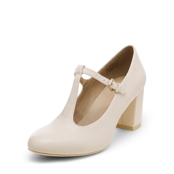 dream pairs T-Strap Mary Jane Pumps with Chunky Heel