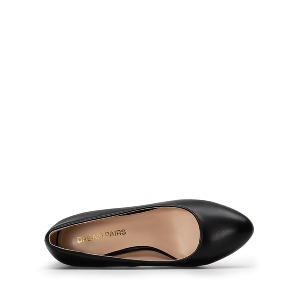 Dream Pairs Versatile Classic Round Toe Block Heel Pumps