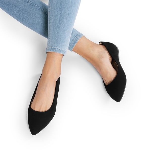 Dream Pairs Wide-Toe Breathable Pointed Toe Casual Flats