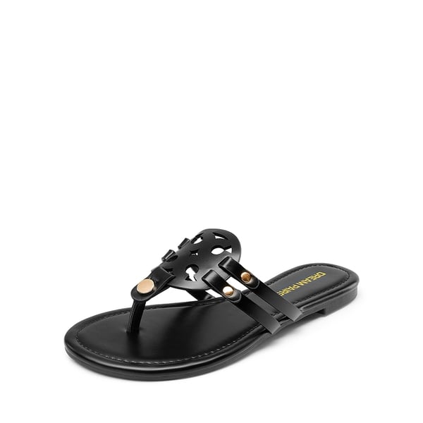 dream pairs Women’s Casual Strappy Flip-Flop Sandals
