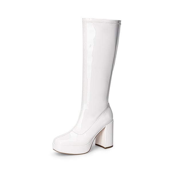 dream pairs Y2K-inspired Knee-high Platform Gogo Boots