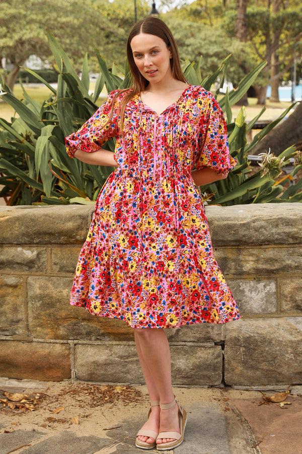 dreamcatcher bohemian Althea 1/2 Sleeves Mini Dress