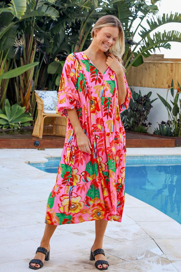 Dreamcatcher Bohemian Bailey Long Sleeves Midi Dress