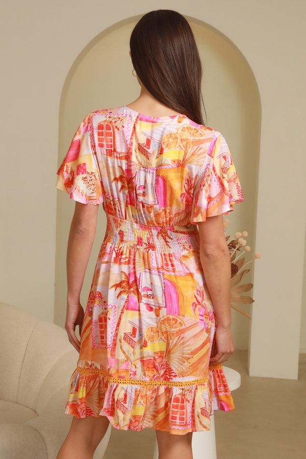 Dreamcatcher Bohemian Aislinn Maribel Mini Dress