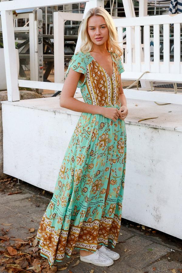 Dreamcatcher Bohemian Alberta Maxi Dress Davina