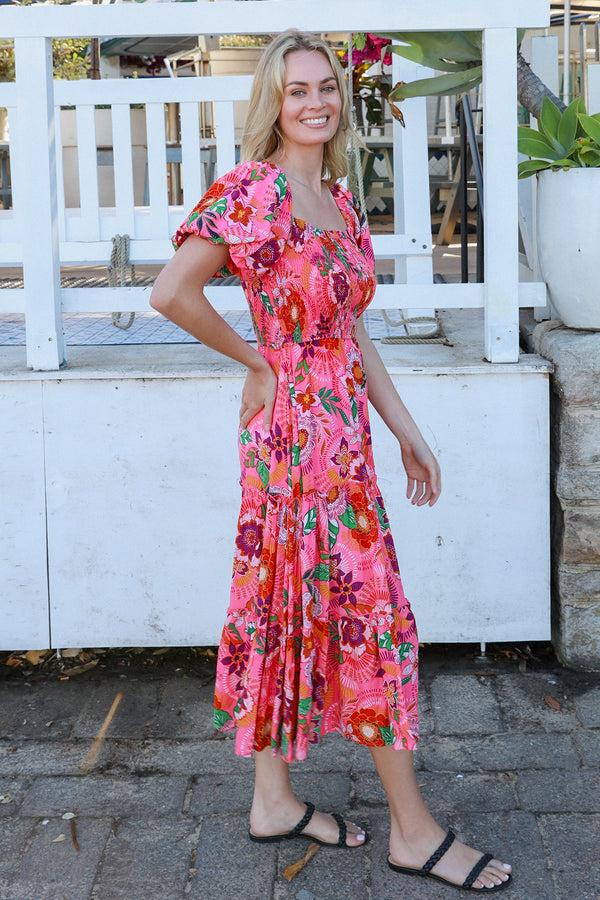 Dreamcatcher Bohemian Aliann Kathleen Midi Dress