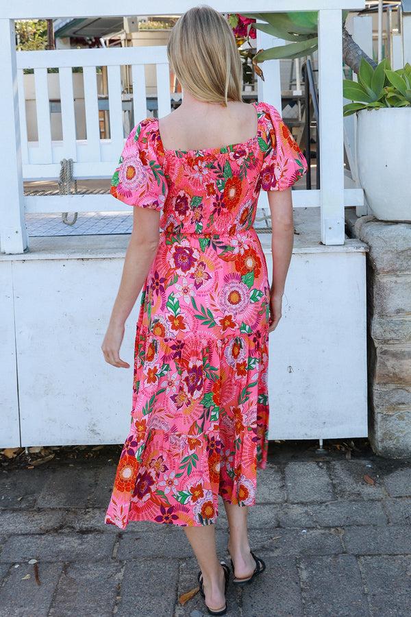 Dreamcatcher Bohemian Aliann Kathleen Midi Dress