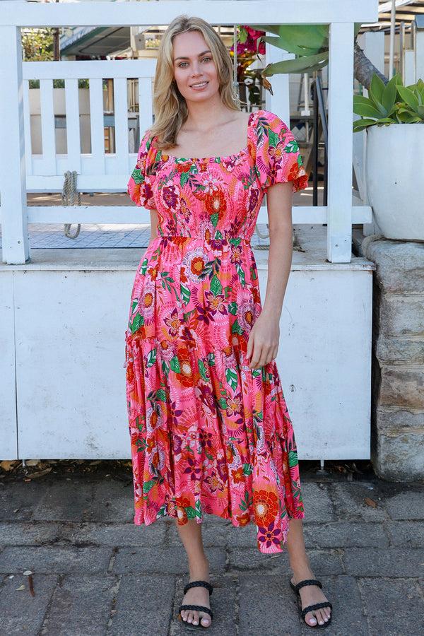 dreamcatcher bohemian Aliann Kathleen Midi Dress