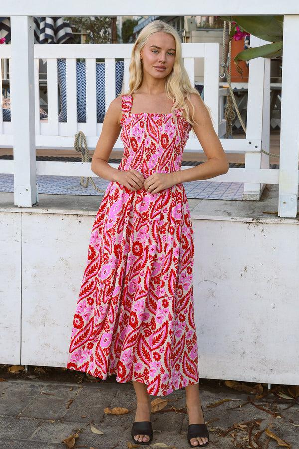 Dreamcatcher Bohemian Alianna Midi Dress Aislinn