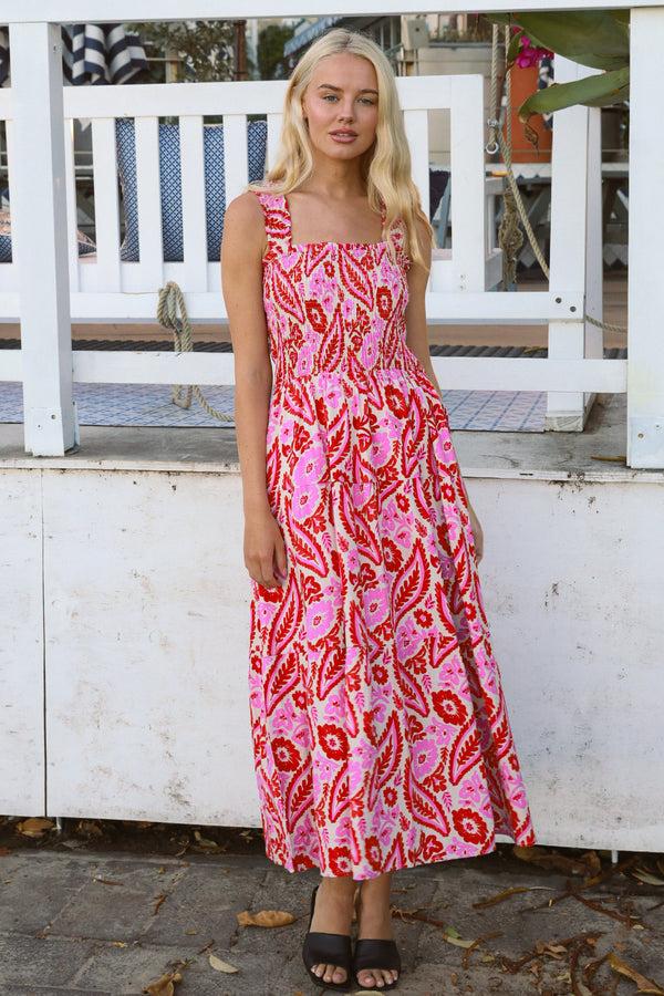 Dreamcatcher Bohemian Alianna Midi Dress Aislinn