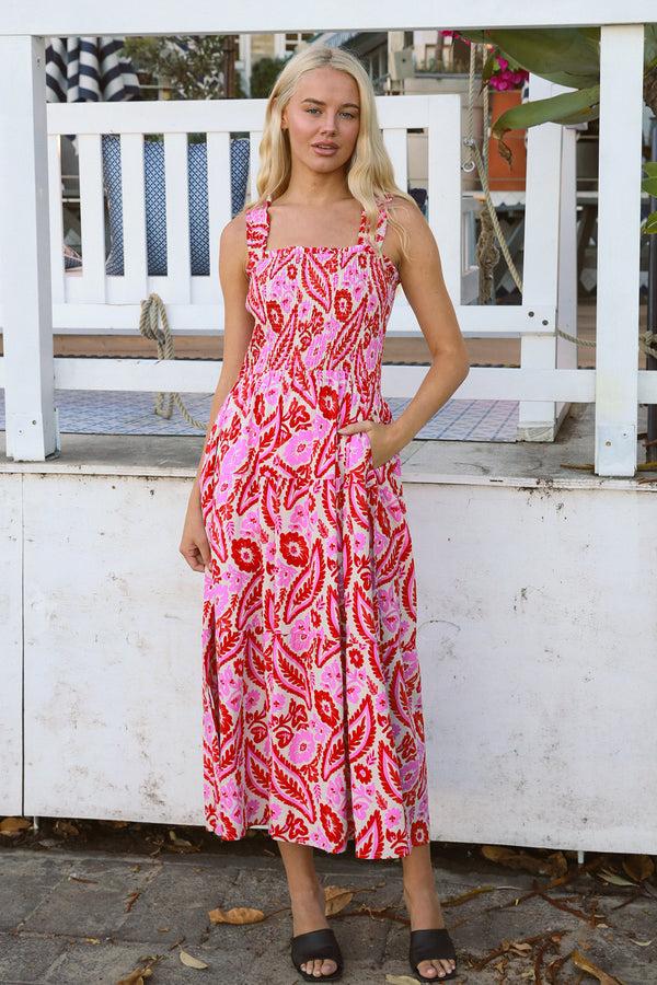 dreamcatcher bohemian Alianna Midi Dress Aislinn