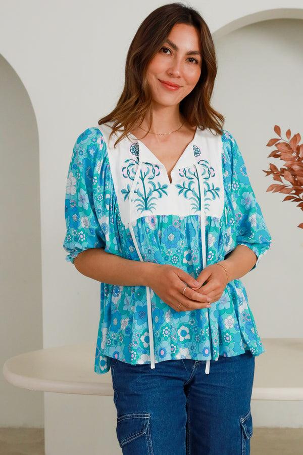 Dreamcatcher Bohemian Amaryllis Top