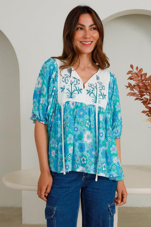 Dreamcatcher Bohemian Amaryllis Top