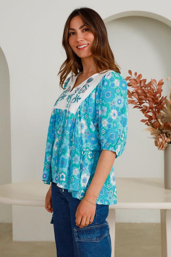 Dreamcatcher Bohemian Amaryllis Top
