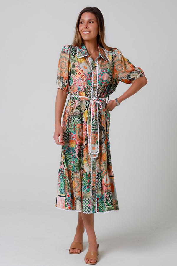 Dreamcatcher Bohemian Amira Midi Dress