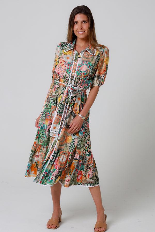 Dreamcatcher Bohemian Amira Midi Dress