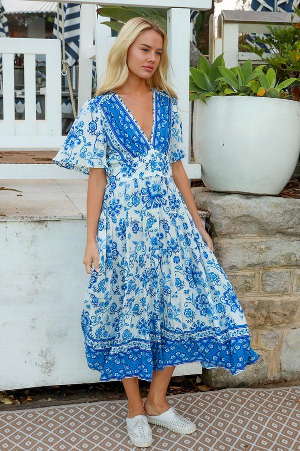 Dreamcatcher Bohemian Ariana Midi Dress Caroline