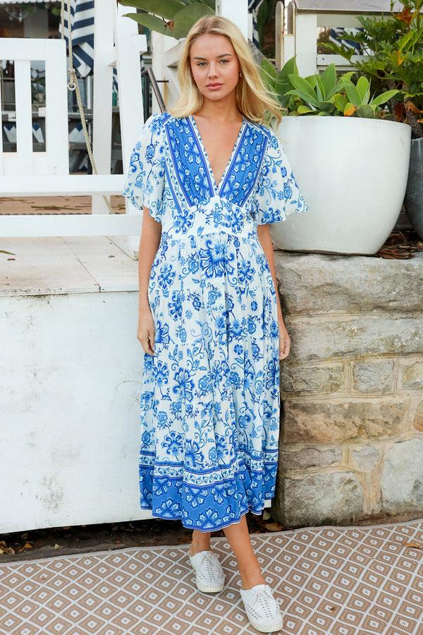 dreamcatcher bohemian Ariana Midi Dress Caroline