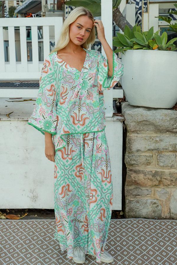 Dreamcatcher Bohemian Ariana Pants Luca Green